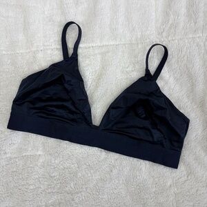 Negative Glace Triangle Bra in Navy - Size 5